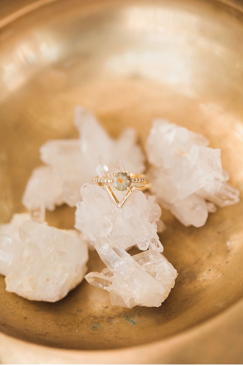 Geometric Mineral-Inspired Wedding || Victoria Selman Photographer