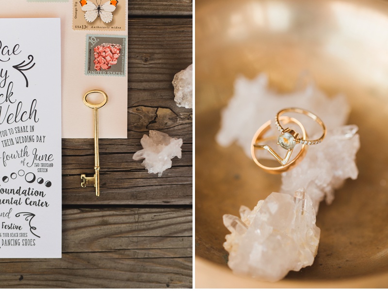 Geometric Mineral-Inspired Wedding || Victoria Selman Photographer